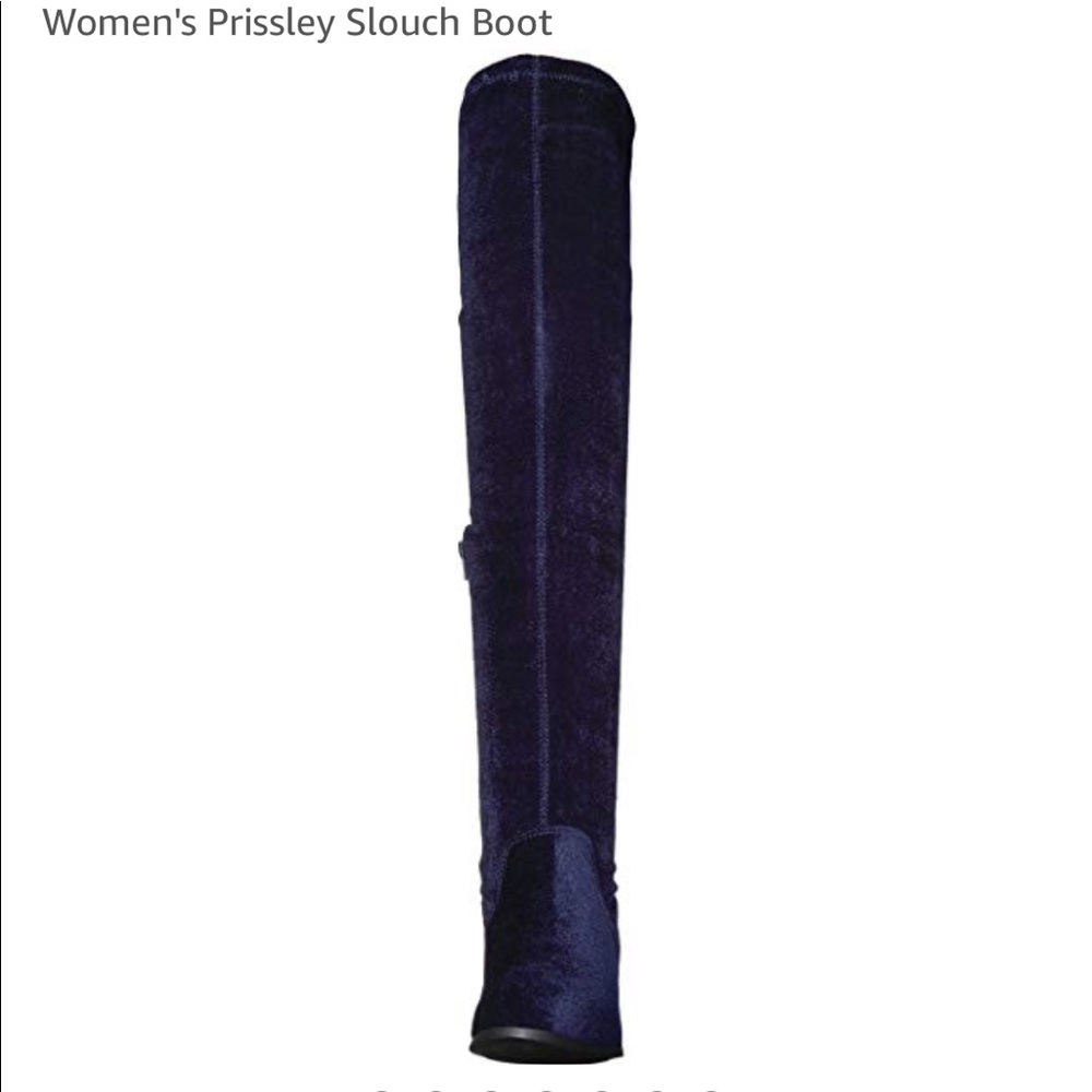 Steve MADDEN GIRL Prissley Navy fabric boot - 7.5 - Picture 2 of 5